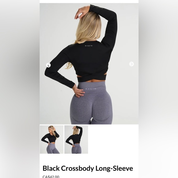 NVGTN Crossbody Long Sleeve - Picture 2 of 4